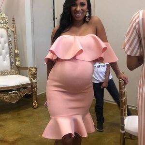Baby shower maternity dress